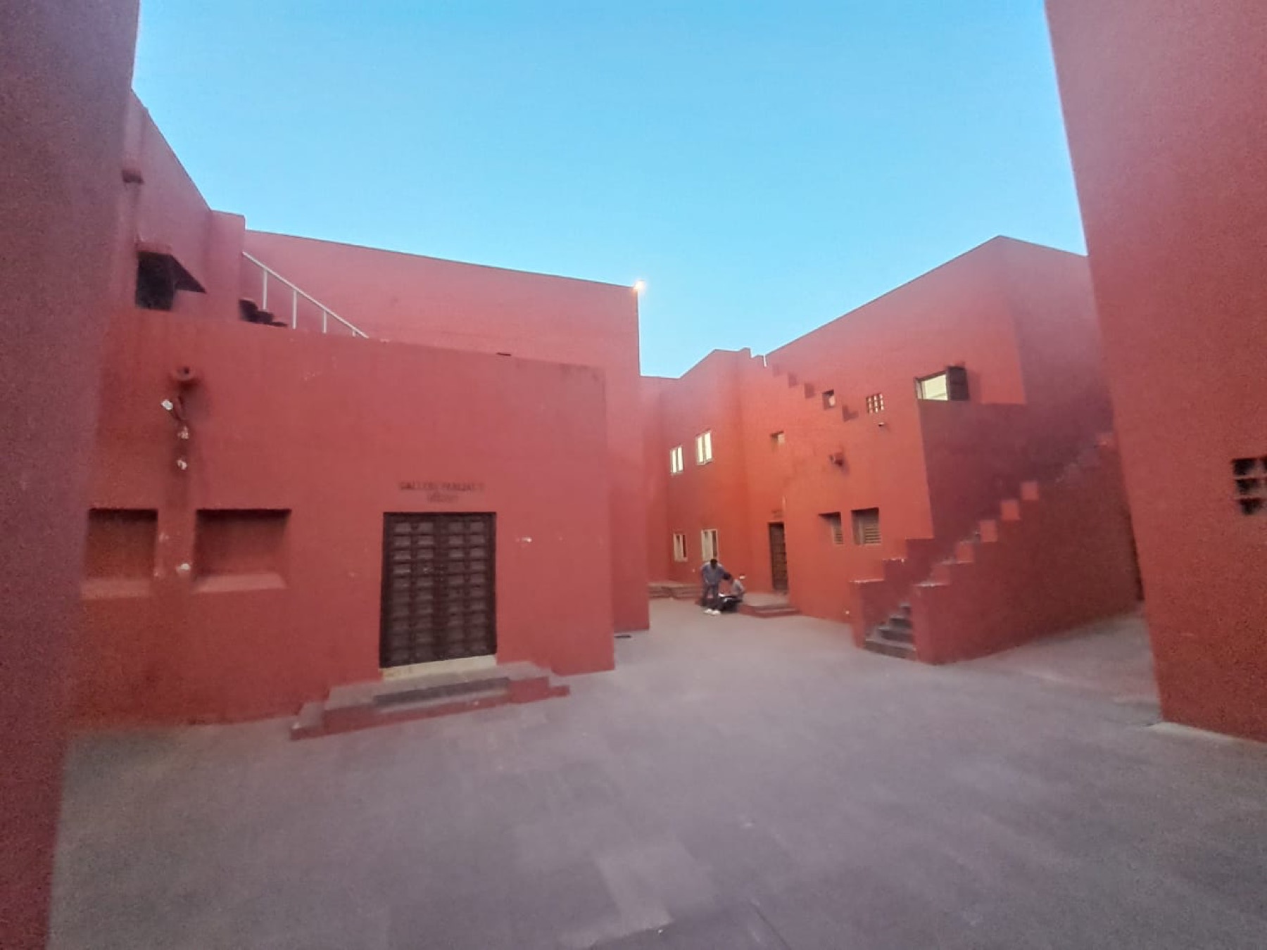 The workspace courtyard, Jawahar Kala Kendra