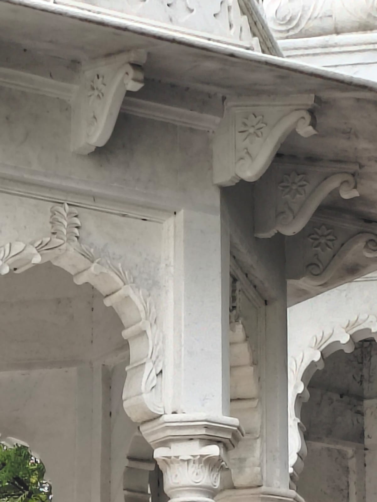 Detail of marble craftsmanship, Toran Dwar gateway