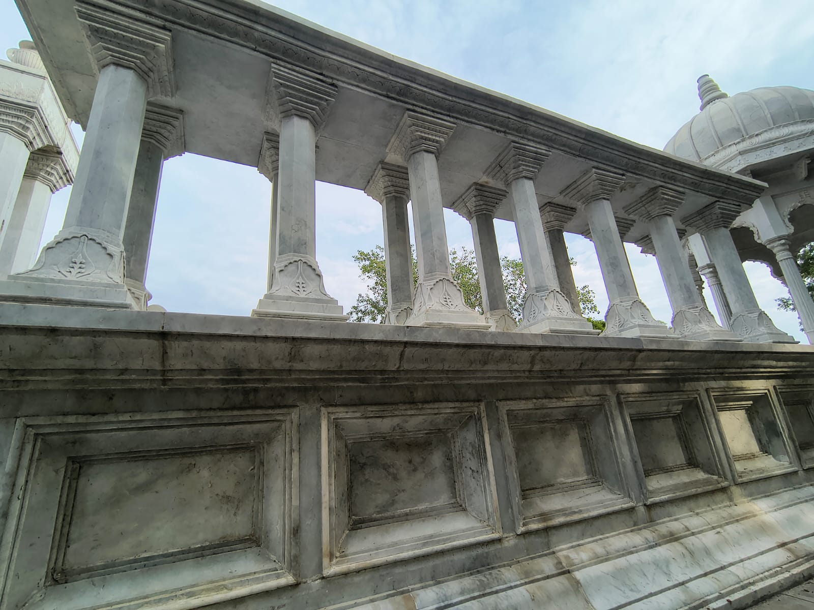 Toran Dwar gateway colonnade view with domed chhatri